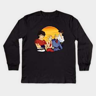 The star sheriffs Kids Long Sleeve T-Shirt